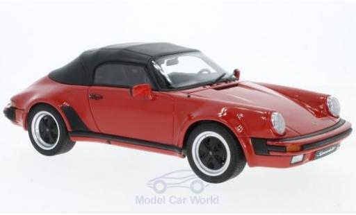 Porsche 930 Speedster 1/18 GT Spirit 911 3.2 Speedster rosso 1989 modellino in miniatura