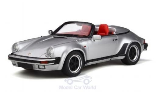 Porsche 930 Speedster 1/18 GT Spirit 911 3.2 Speedster grigio 1988 modellino in miniatura