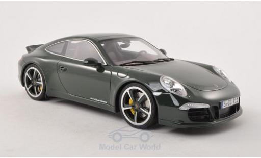 Porsche 991 SC 1/18 GT Spirit 911 () Club Coupe verde 2012 Türen und Hauben geschlossen modellino in miniatura
