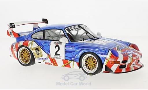 Porsche 996 GT2 1/18 GT Spirit 911 (993) GT2 No.2 GT Championship Le Mans 1998 J-P.Jarier/F.Lafon modellino in miniatura