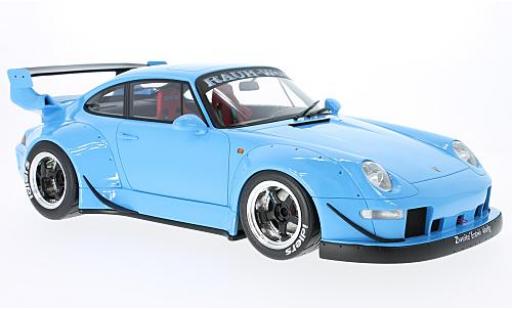 Porsche 993 RWB 1/12 GT Spirit 911 () RWB blu modellino in miniatura