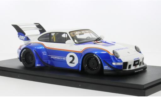 Porsche 993 RWB 1/18 GT Spirit 911  LBWK blau/weiss 2023 1:18 modellino in miniatura