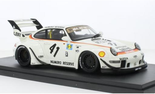 Porsche 993 RWB 1/18 GT Spirit 911  weiss Kato-San 1:18 modellino in miniatura