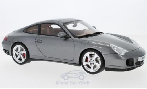 Porsche 996 4S 1/18 GT Spirit 911 () Carrera 4S metallico grigio 2002 modellino in miniatura