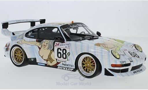 Porsche 996 GT2 1/18 GT Spirit 911 GT2 No.68 Elf Haberthur Racing 24h Le Mans 1998 E.Graham/H.Poulain/J-P.Maury-Laribiere modellino in miniatura
