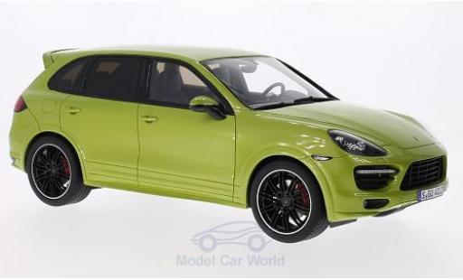 Porsche Cayenne S 1/18 GT Spirit (92A) metallico verde 2013 Türen und Hauben geschlossen modellino in miniatura