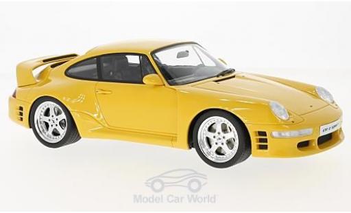 Ruf CTR 2 1/18 GT Spirit Porsche 2 Sport giallo 1997 modellino in miniatura