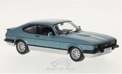 Ford Capri 1/43 GTI Collection MKIII 2.8 Injection metallico blu/grigio 1982 modellino in miniatura
