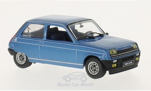 Renault 5 Alpine 1/43 GTI Collection Alpine metallico blu 1976 modellino in miniatura