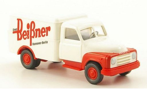 Hanomag L28 Kastenwagen 1/87 Wiking furgone Beissner modellini auto