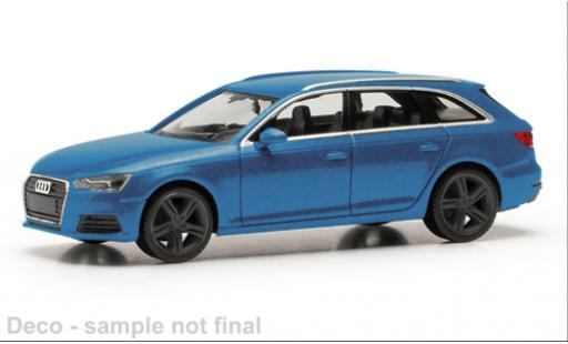 Audi A4 1/87 Herpa Avant blau 1:87 modellino in miniatura
