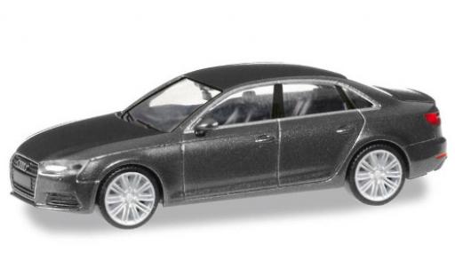 Audi A4 1/87 Herpa (B9) metallico grigio modellino in miniatura