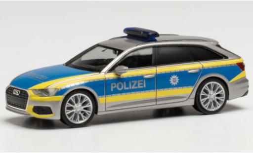 Audi A6 1/87 Herpa Avant Polizei Thüringen modellino in miniatura