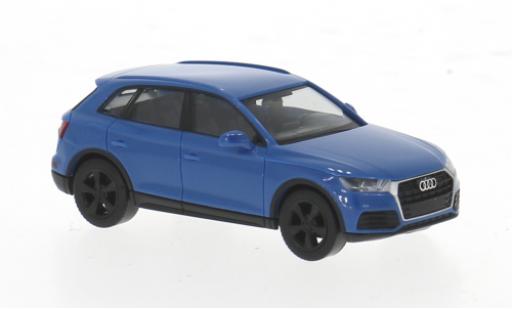 Audi Q5 1/87 Herpa blau 1:87 modellino in miniatura