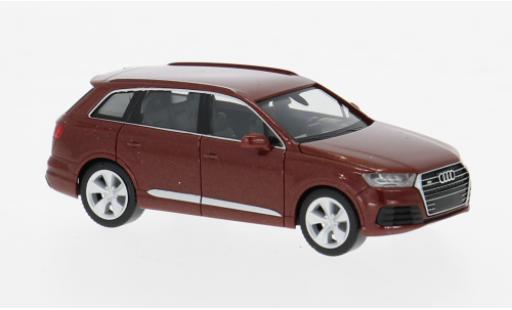 Audi Q7 1/87 Herpa rot 1:87 modellino in miniatura