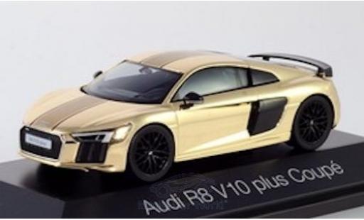 Audi R8 1/43 Herpa V10 Plus gold modellino in miniatura