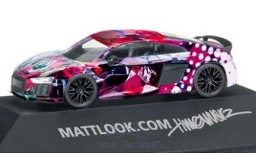 Audi R8 1/87 Herpa V10 Plus Mattlook Edition 4 modellino in miniatura