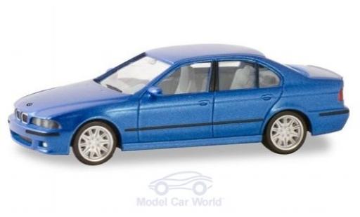 Bmw M5 1/87 Herpa (E34) metallico blu modellino in miniatura