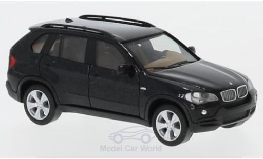 Bmw X5 1/87 Herpa metallico nero modellino in miniatura