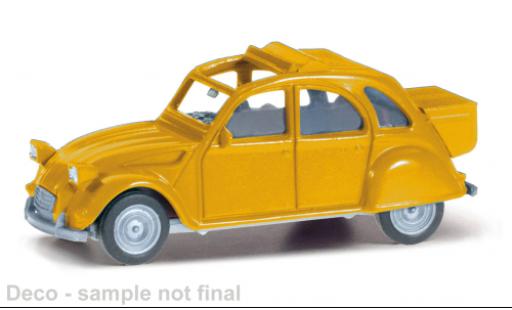 Citroen 2CV 1/87 Herpa 2 CV gelb 1:87 modellino in miniatura