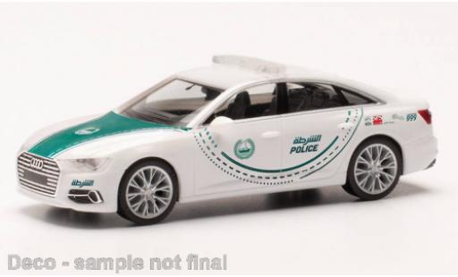 Audi A6 1/87 Herpa Dubai Police modellino in miniatura