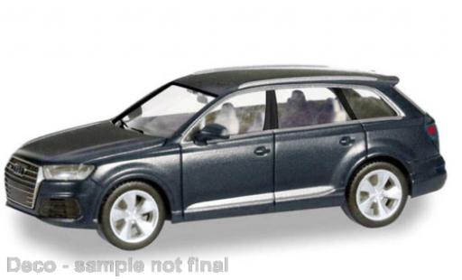 Audi Q7 1/87 Herpa metallise grigio modellino in miniatura