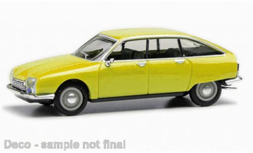 Citroen GS 1/87 Herpa giallo modellino in miniatura