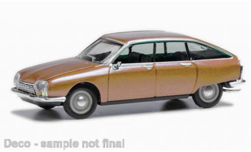 Citroen GS 1/87 Herpa metallise beige modellino in miniatura