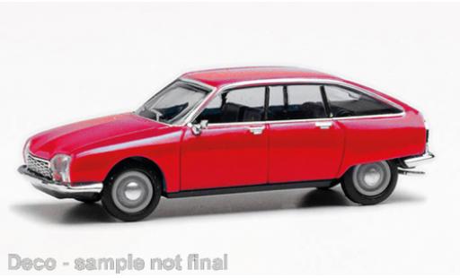 Citroen GS 1/87 Herpa rosso modellino in miniatura