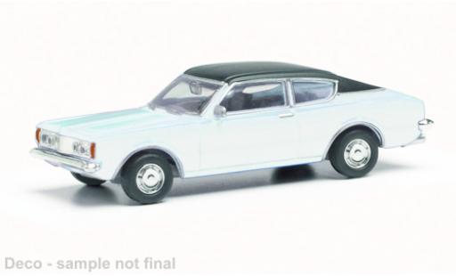 Ford Taunus 1/87 Herpa TC I Coupe bianco/nero modellino in miniatura