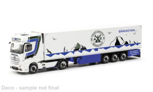 Mercedes Actros 1/87 Herpa Gigaspace Trio-Trans modellino in miniatura