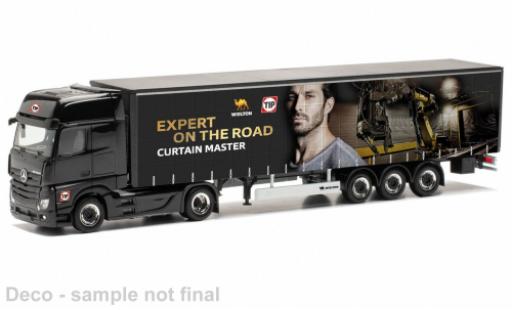 Mercedes Actros 1/87 Herpa Gigaspace Wielton / TIP modellino in miniatura