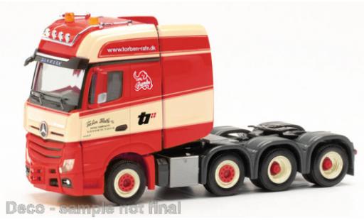 Mercedes Actros 1/87 Herpa SLT Torben Rafn (DK) modellino in miniatura