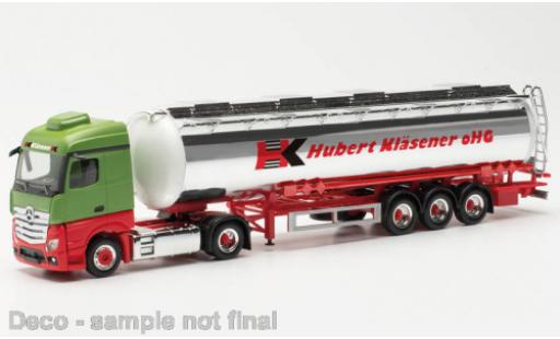 Mercedes Actros 1/87 Herpa Streamspace Hubert Klaesener modellino in miniatura