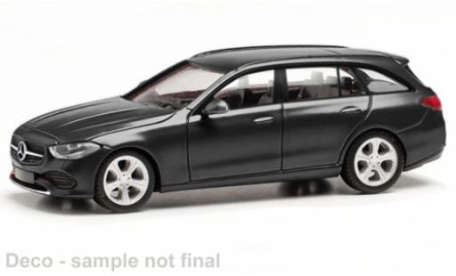 Mercedes CLA 1/87 Herpa C-classe T-Modèle nero modellino in miniatura