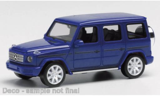 Mercedes Classe G 1/87 Herpa G-classe blu foncé modellino in miniatura