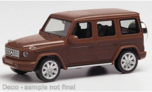 Mercedes Classe G 1/87 Herpa G-classe metallise brun modellino in miniatura