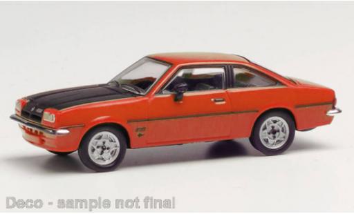 Opel Manta 1/87 Herpa B orange/nero modellino in miniatura