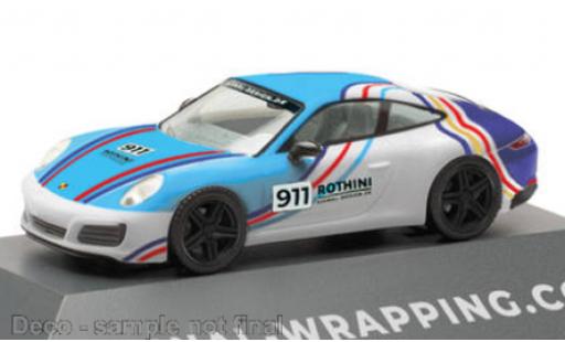 Porsche 911 1/87 Herpa Carrera Signal Wrapping Edition 2023 / Rothini modellino in miniatura