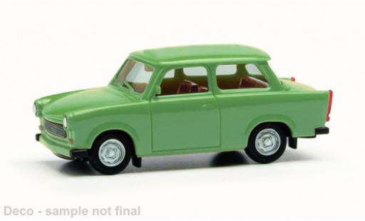 Trabant 601 1/87 Herpa olive clair modellino in miniatura
