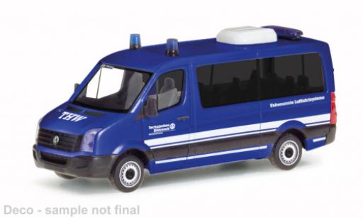 Volkswagen Crafter 1/87 Herpa bus FD THW Freising modellino in miniatura