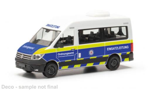 Volkswagen Crafter 1/87 Herpa bus HD police municipale Düsseldorf ELW modellino in miniatura