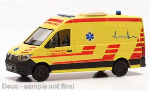 Volkswagen Crafter 1/87 Herpa RTW Luxambulance (L) modellino in miniatura