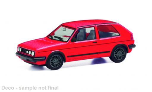 Volkswagen Golf 1/87 Herpa II GTI metallise rosso modellino in miniatura