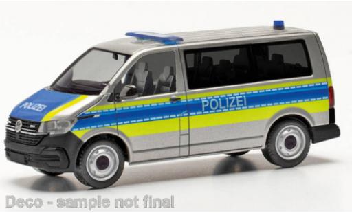 Volkswagen T6 1/87 Herpa .1 bus police Basse-Saxe modellino in miniatura
