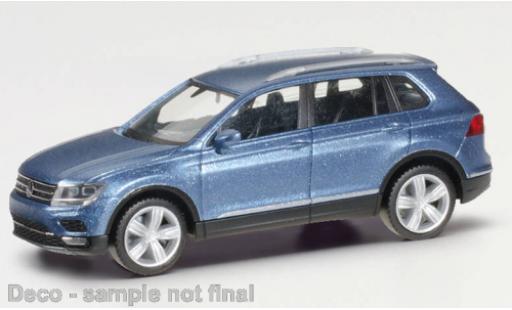 Volkswagen Tiguan 1/87 Herpa metallise blu clair modellino in miniatura