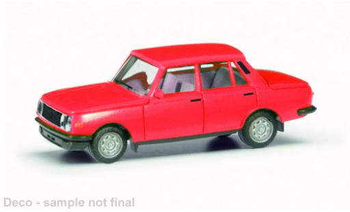 Wartburg 353 1/87 Herpa rosso clair 1984 modellino in miniatura