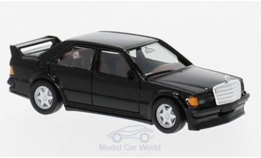 Mercedes 190 E 1/87 Herpa E 25 16V nero modellino in miniatura