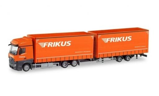 Mercedes Actros 1/87 Herpa Bigspace Frikus (A) Volumen-Hängerzug modellino in miniatura