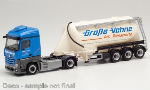 Mercedes Actros 1/87 Herpa Bigspace Große Vehne Eutersilo-Sattelzug modellino in miniatura
